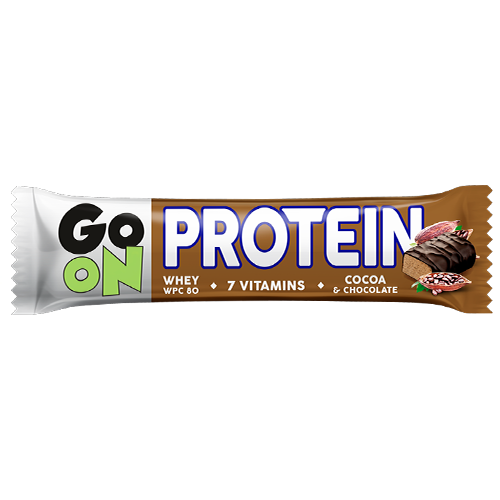 GO ON CHOCOLATE & COCOA PROTEIN BAR 50G