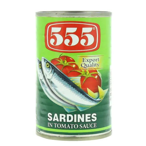 555 Sardines In Tomato With Chili Sauce 155G