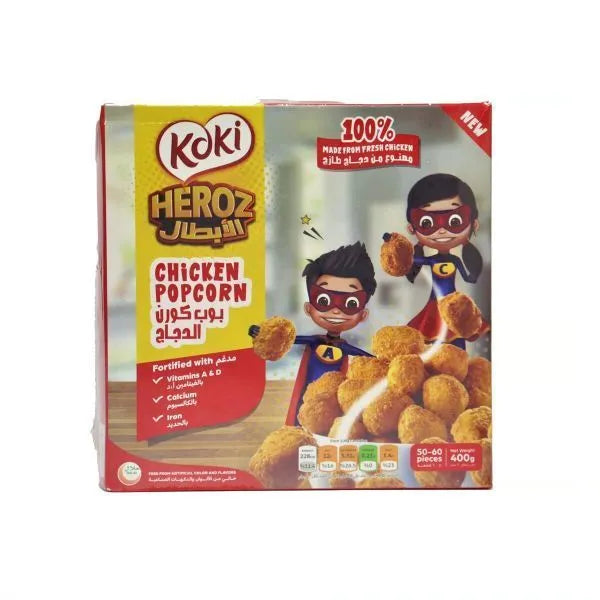 Koki Funbox Chicken Popcorn 400G