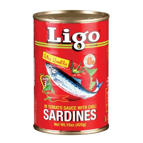 Ligo Sardines In Tomato&Chili Sauce 425 G