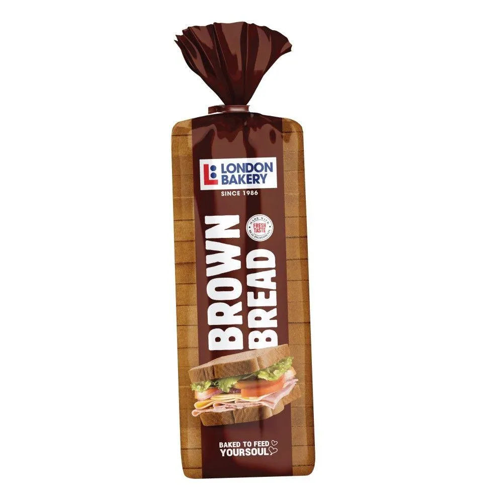 London Bakery Brown Slice Bread, 580G
