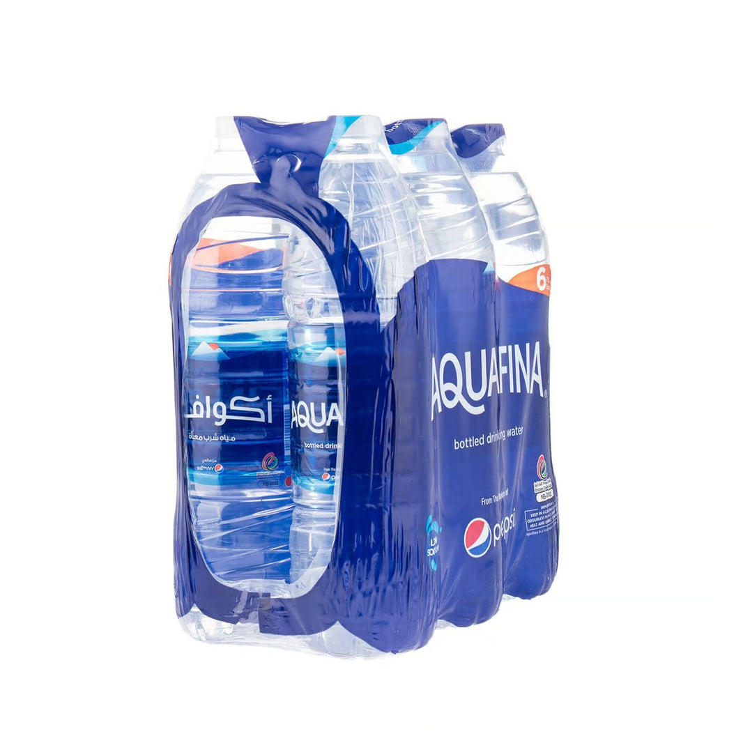Aquafina Bottled Drinking Water, 1.5 Literx6