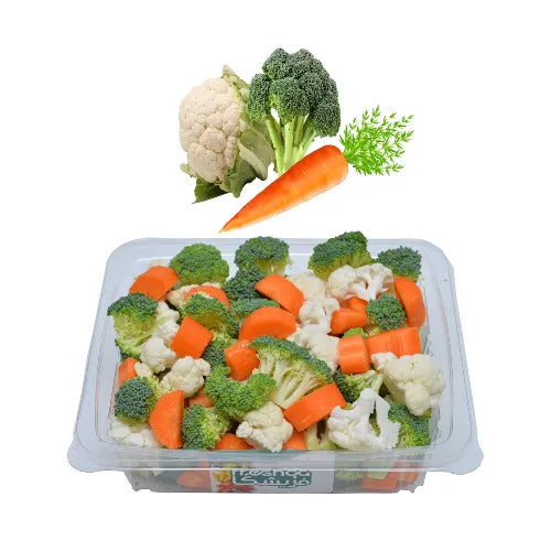 Freshqa Fresh Mix Vegetables (Broccoli, Cauliflower,Carrot)  450G