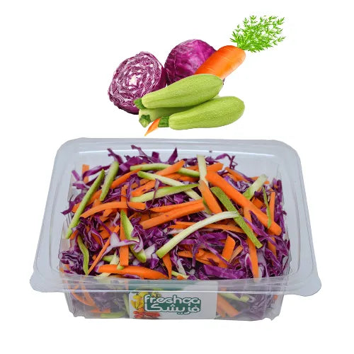 Freshqa Mix Chinese Vegetables (Carrot, Red Cabbage, Zucchini) 450g