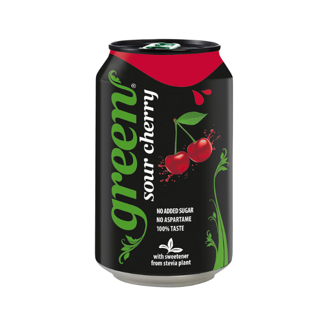 GREEN SOUR CHERRY CAN 330 ML