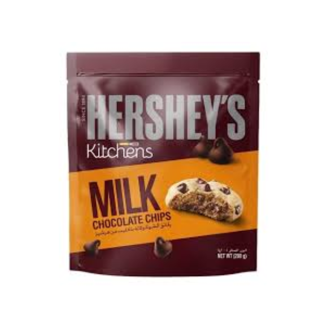 HERSHEYS MILK CHOCLATE CHIPS 200G