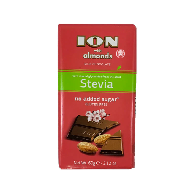 ION WITH ALMOND NO ADDED SUGAR 60GM