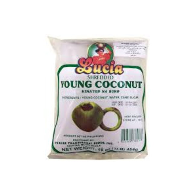 LUCIA SHREDDED YOUNG COCONUT 454GM