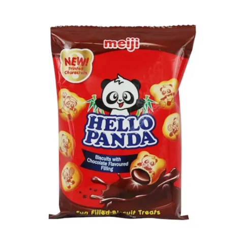 Meiji Hello Panda Chocolate Cream Filled Biscuits, 35g