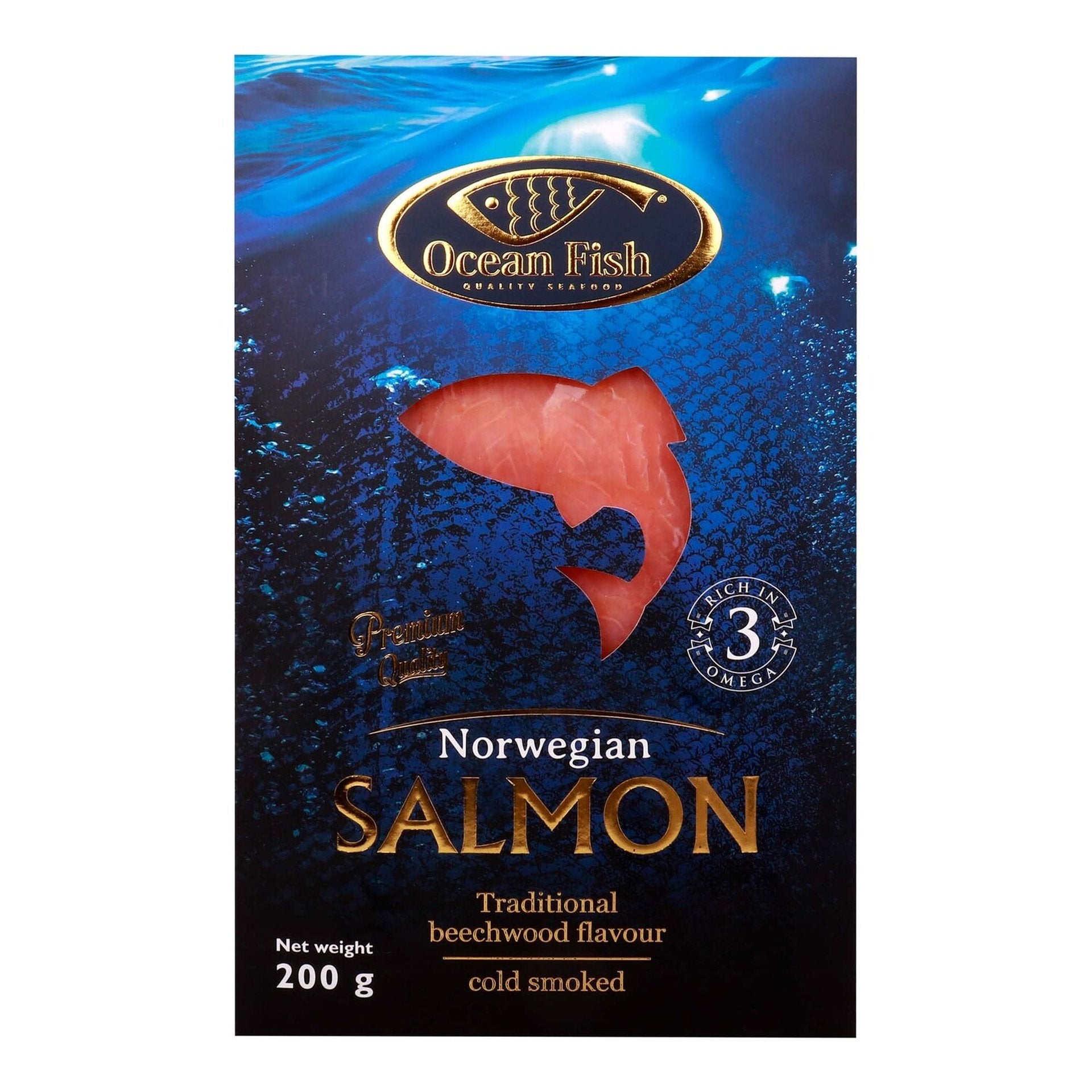 Ocean Fish Norwegian Smoked Salmon 200 g