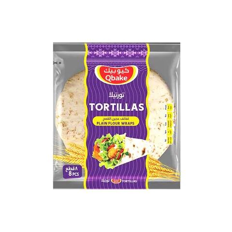 Qbake Tortillas Plain 8 Pcs 320 g
