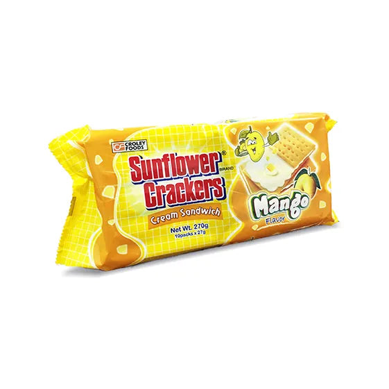 Sunflower Crackers Cream Sandwich 270g Mango Flavour