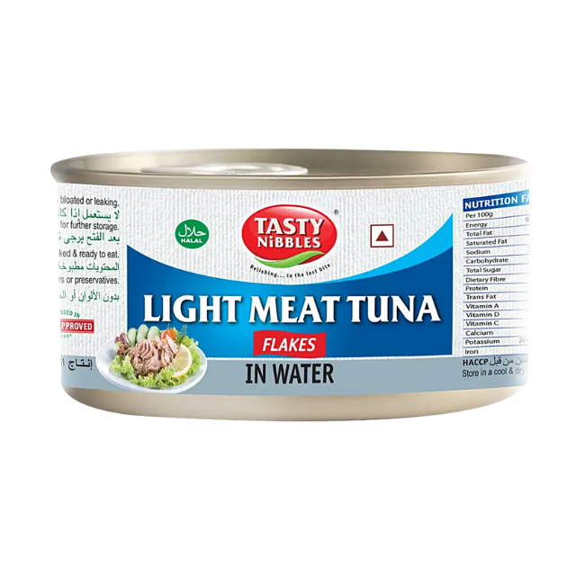 TASTY NNIBBLE TUNA FLAKES IN WATER 160GM