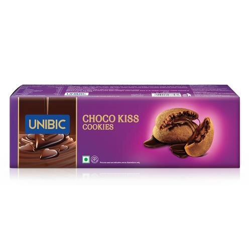 UNIBIC CHOCO KISS COOKIES 75GM