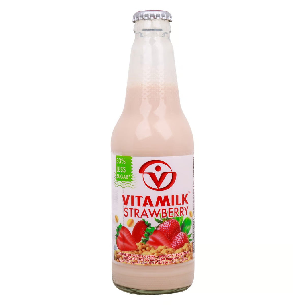 Vitamilk Strawberry Soy Milk, 300ml