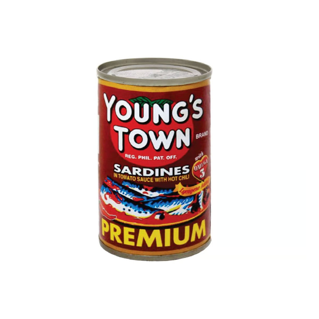 Young's Town Sardines In Tomato Sauce with Chili, 155 g