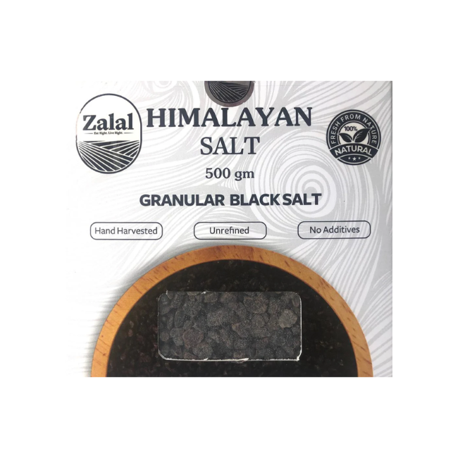 ZALAL HIMALAYAN BLACK SALT 500 G