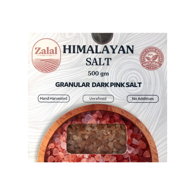 ZALAL HIMALAYAN DARK PINK SALT 500 G