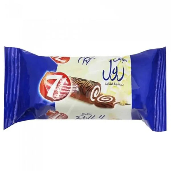 7Days Vanilla Swiss Jumbo Roll, 55g