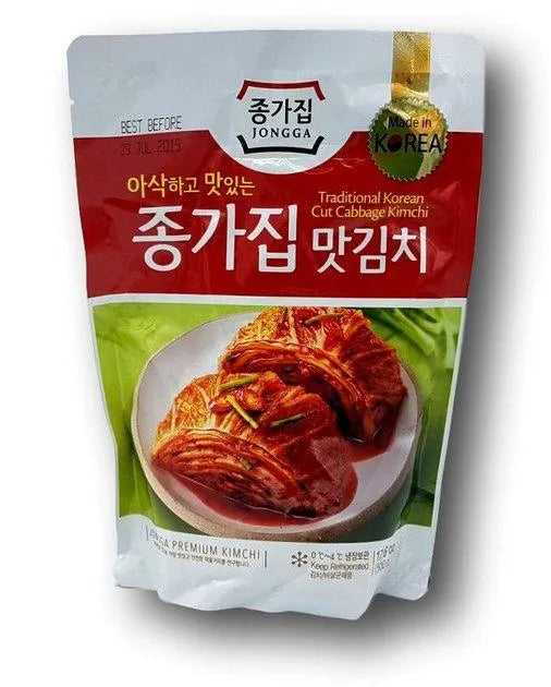 Jongga Mat Kimchi Cut Cabbage Kimchi, 500G