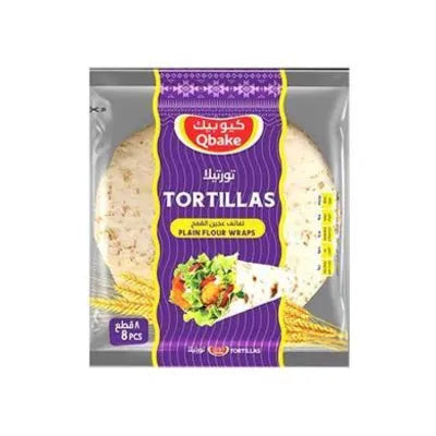 Qbake Tortillas Plain 8Pcs 420G