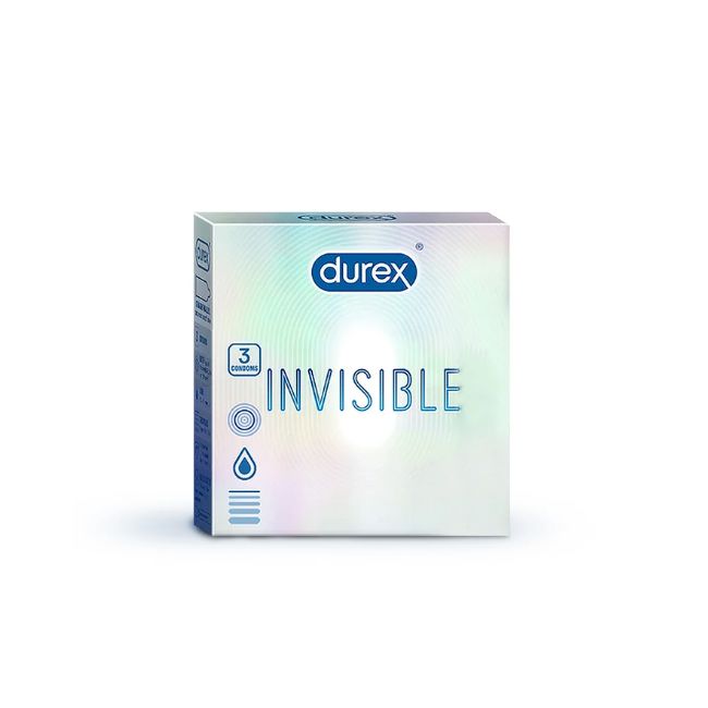 Durex Condoms Invisible Extra Thin 3 pcs Adult Care Pinoygrocers