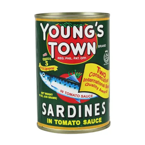 Youngs Town Sardines In Tomato Sauce 155 G