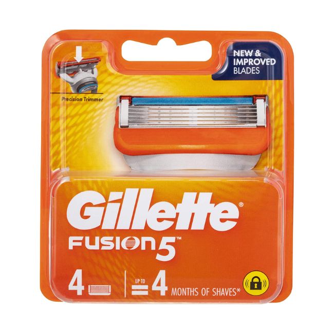 Gillette Fusion Cartridge 4 pcs Shaving & Hair Removal Pinoygrocers
