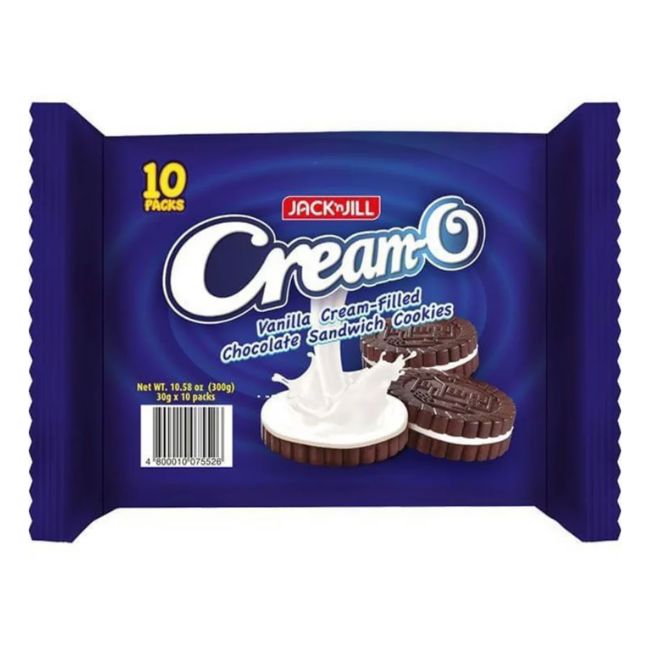 Jack N Jill Cream-O-Vanilla (10 Pcs x 30 g) 300 g Biscuits & Cookies Pinoygrocers