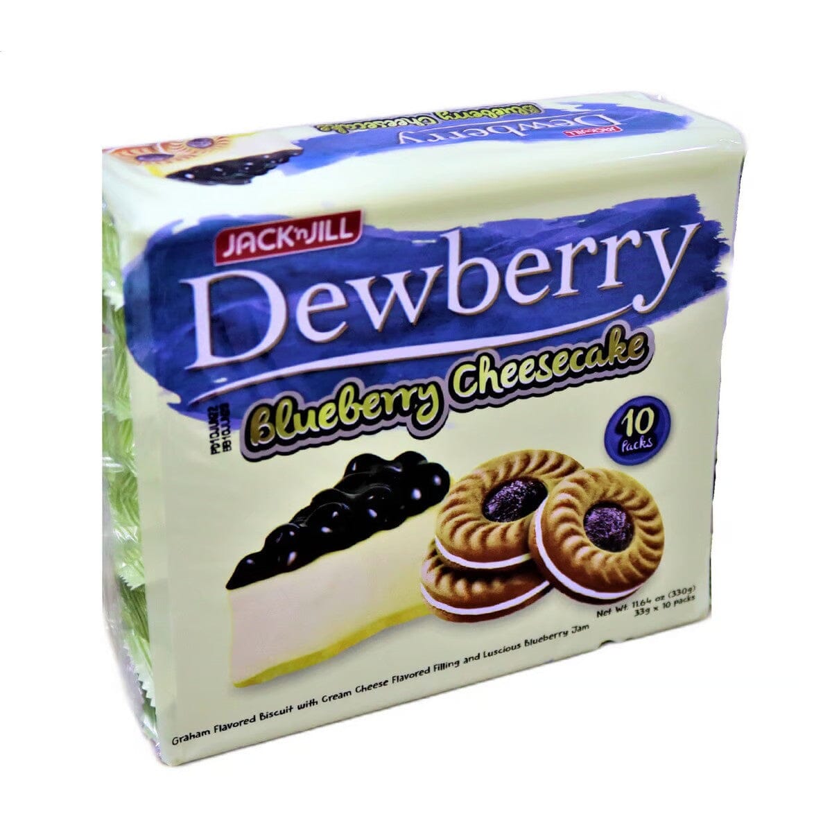 Jack N Jill Dewberry Blueberry (10 Pcs x 33 g) 330 g Biscuits & Cookies Pinoygrocers