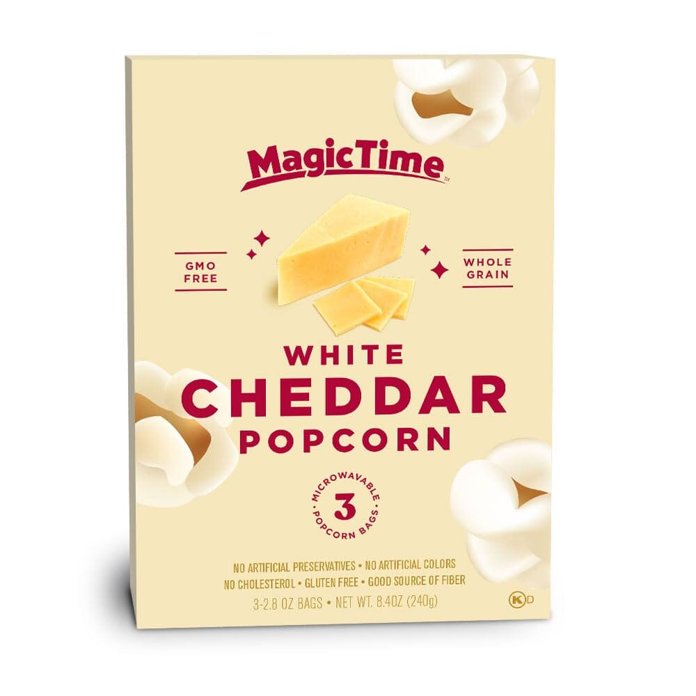 Magic Time Microwavable Popcorn White Cheddar 3x80G Popcorn Pinoygrocers