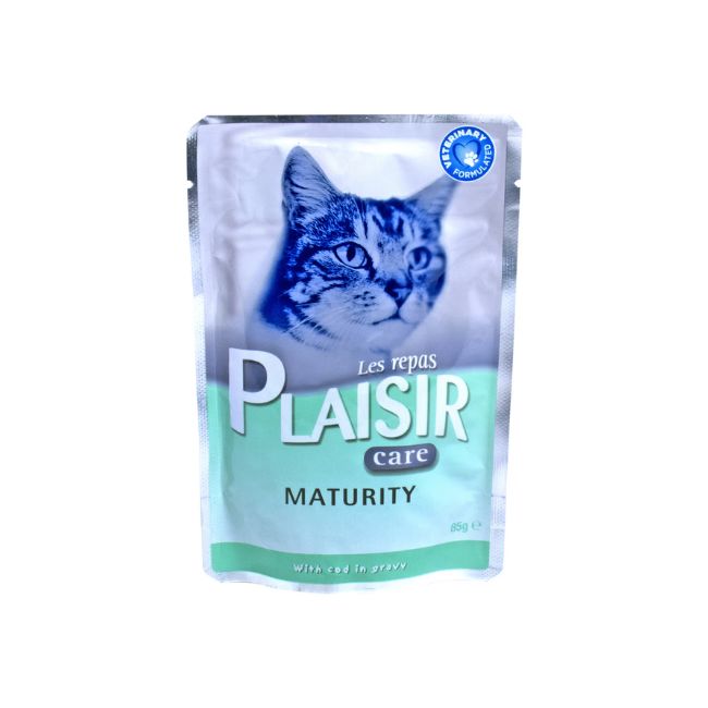 Plaisir Maturity Cat Food - Cod in Gravy 85g Pet Food Pinoygrocers