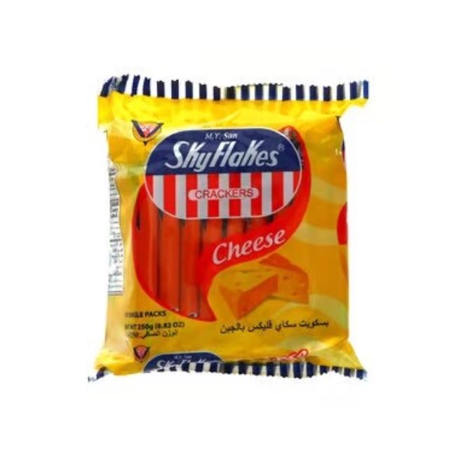 Sky Flakes Cheese Crackers, 250g Biscuits & Cookies Pinoygrocers