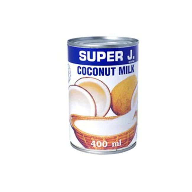 SUPER J. Coconut Milk, 400ml Canned & Jarred Food Pinoygrocers