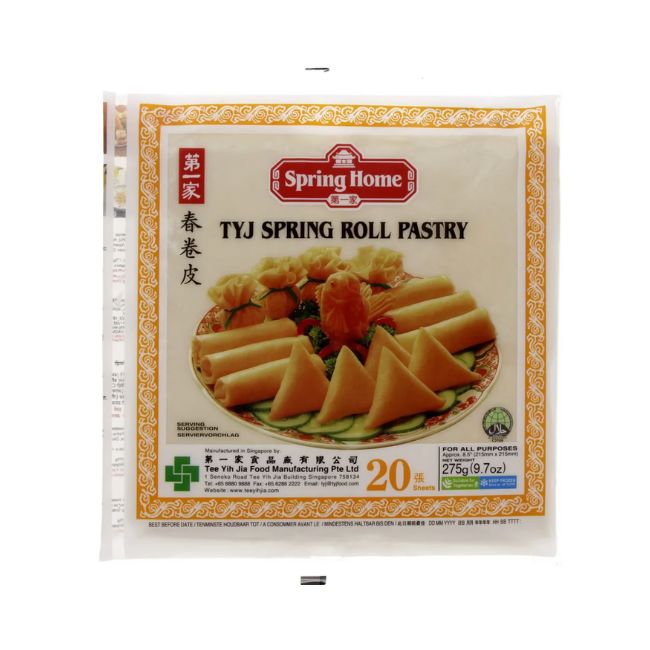 Tyj Pastry Plain 20 Sheet 275 g Frozen Ready Meals Pinoygrocers