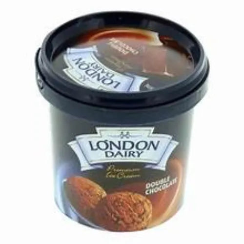 London Dairy Double Chocolate Ice Cream Cup, 125ml