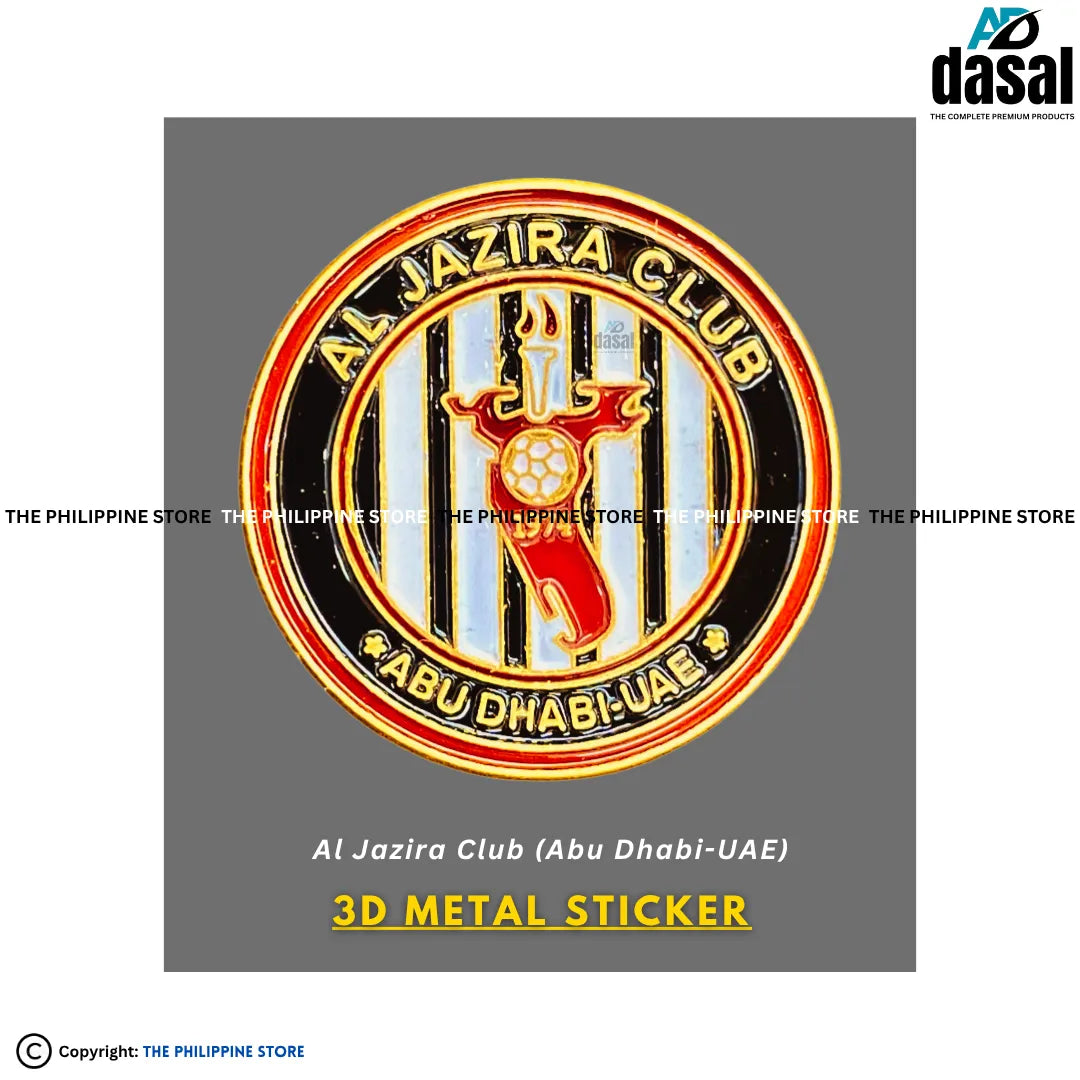 3D Metal Sticker- Al Jazira Club (Abu Dhabi-Uae)