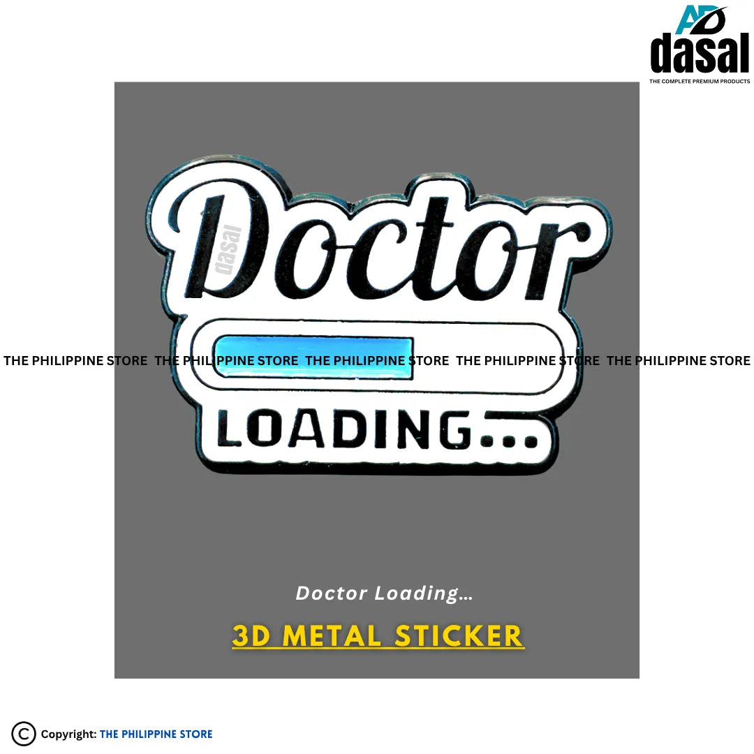 3D Metal Sticker- Doctor Loading…