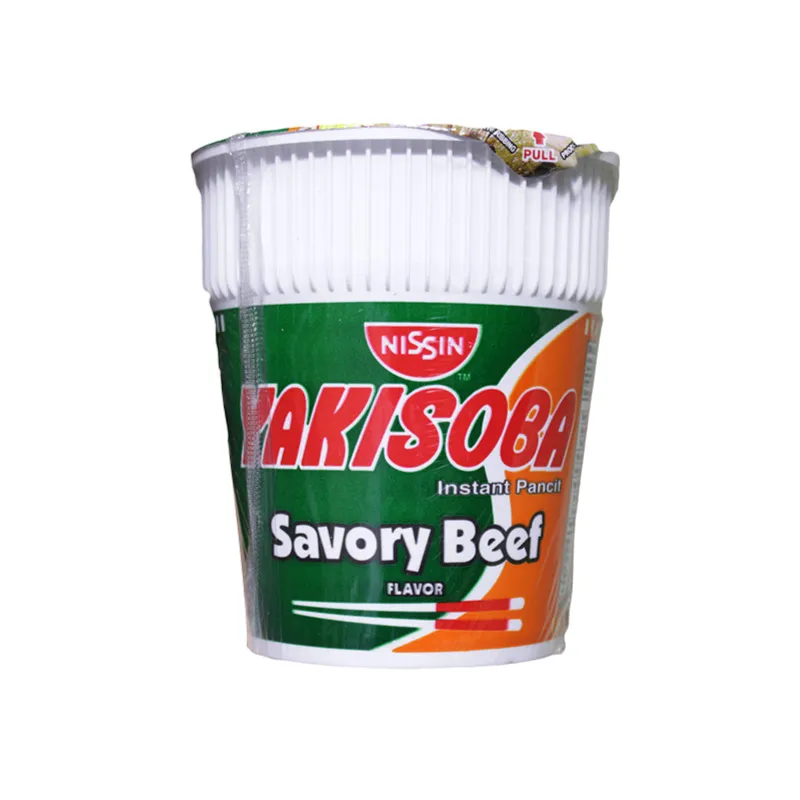 Nissin Yakisoba Instant Pancit Savory Beef Flavor 82Gm