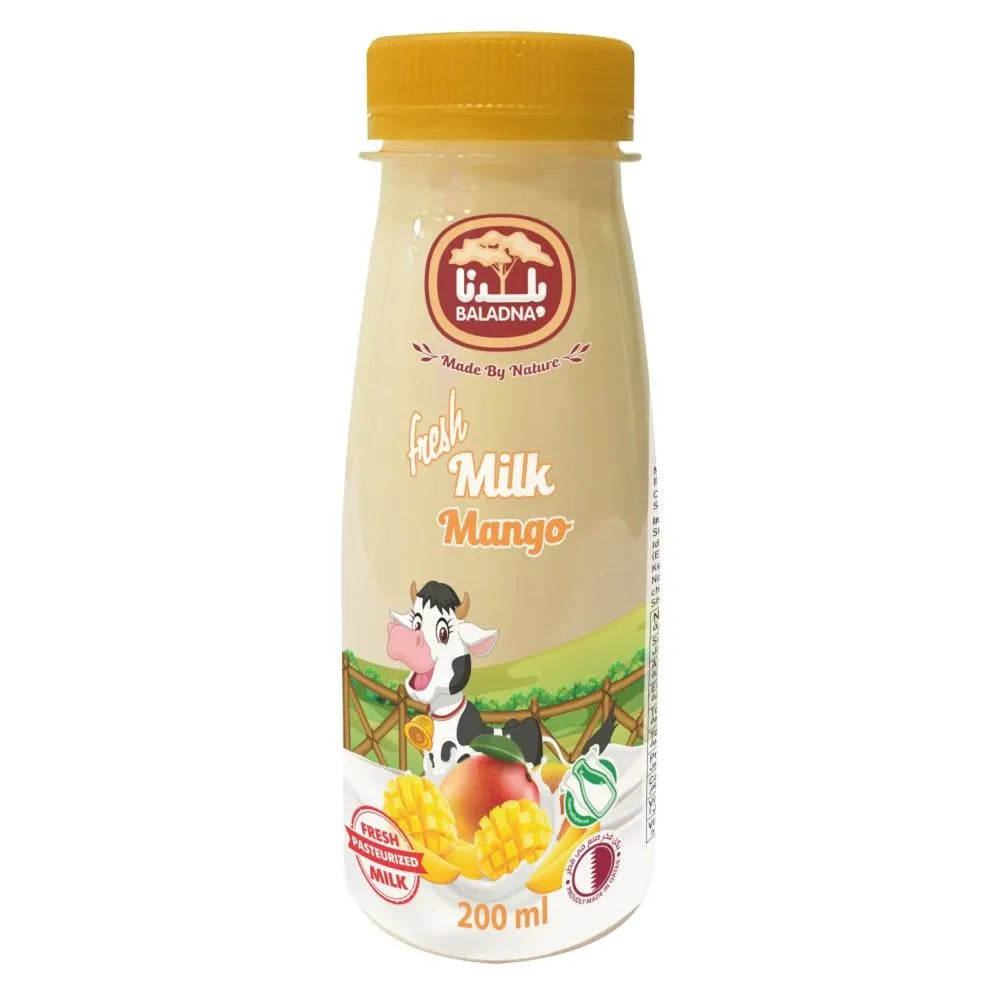 Baladna Fresh Mango Flavored Milk, 200Ml