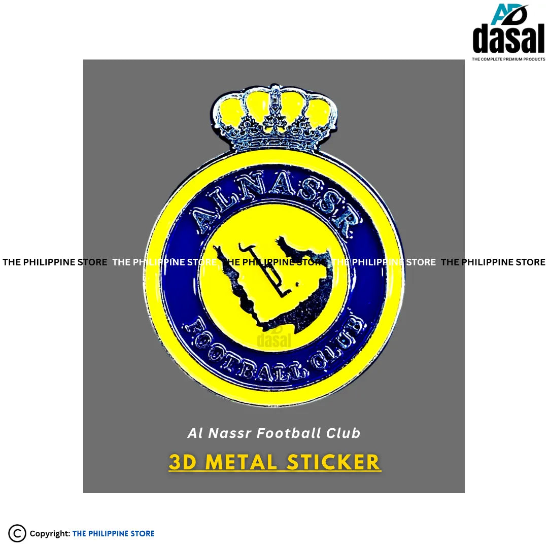 3D Metal Sticker- Al Nassr Football Club