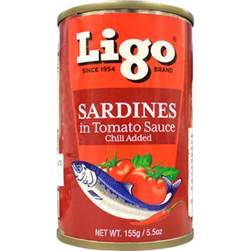 Ligo Sardines Tomato Chilli Easyopen 155 G