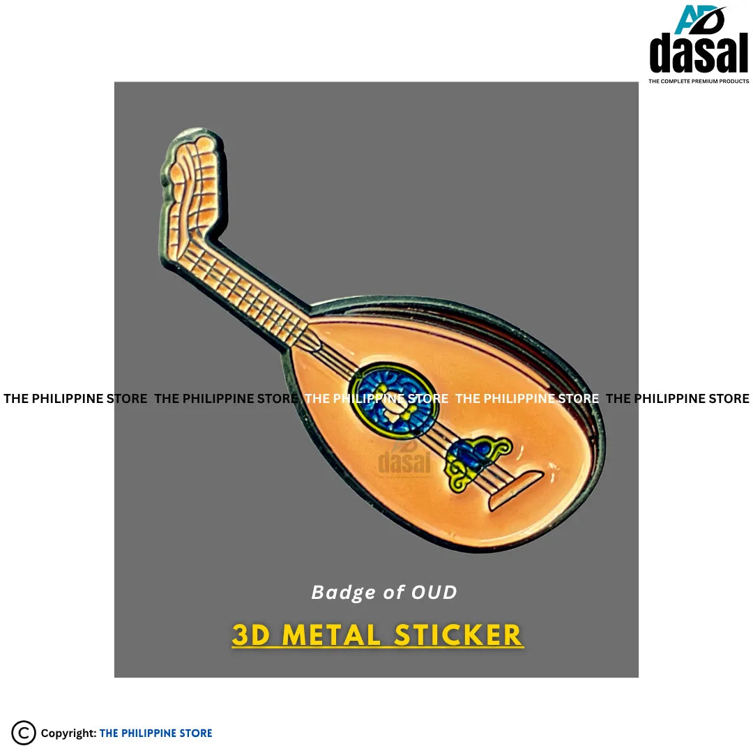 3D Metal Sticker- Badge Of Oud