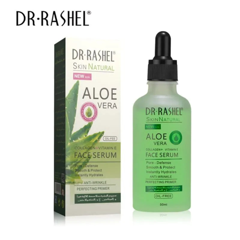 Dr.Rashel Aloe Vera Collagen + Vitamin E Face Serum Skin Natural, 50ml