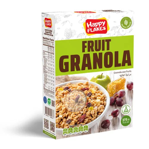 Happy Flakes Fruit Granola 375g