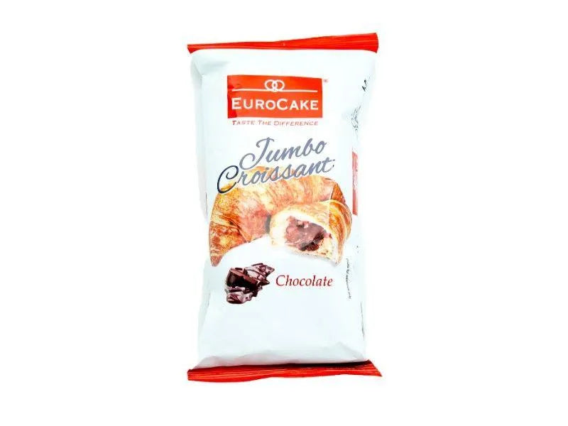 Eurocake Jumbo Single Chocolate Croissant, 50G