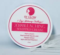 SY Glow 7 Days Whitening Challenge X10 Bleaching Whip Cream