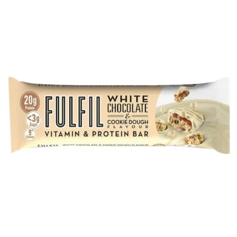 Fulfil White Chocolate & Cookie Dough Vitamin & Protein Bar, 55G