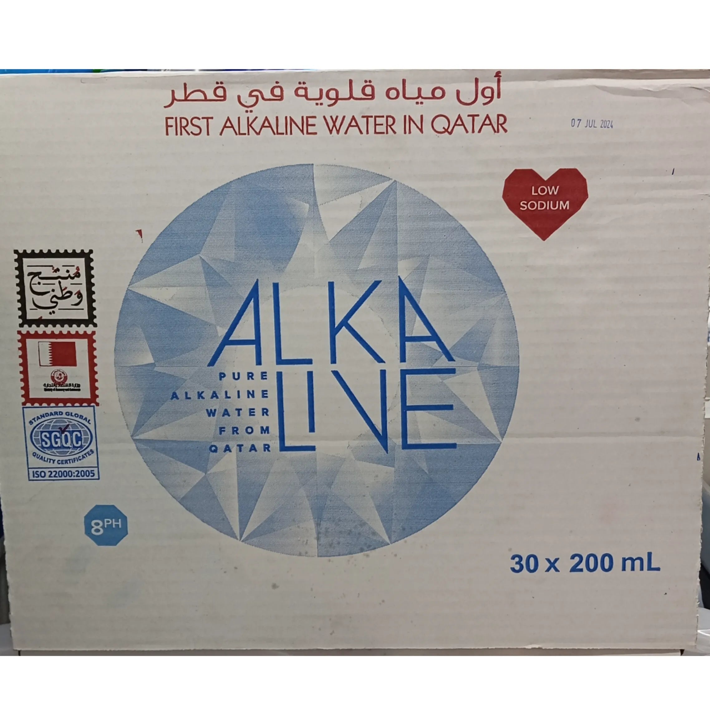 Alkalive Water Carton, 30x200ml
