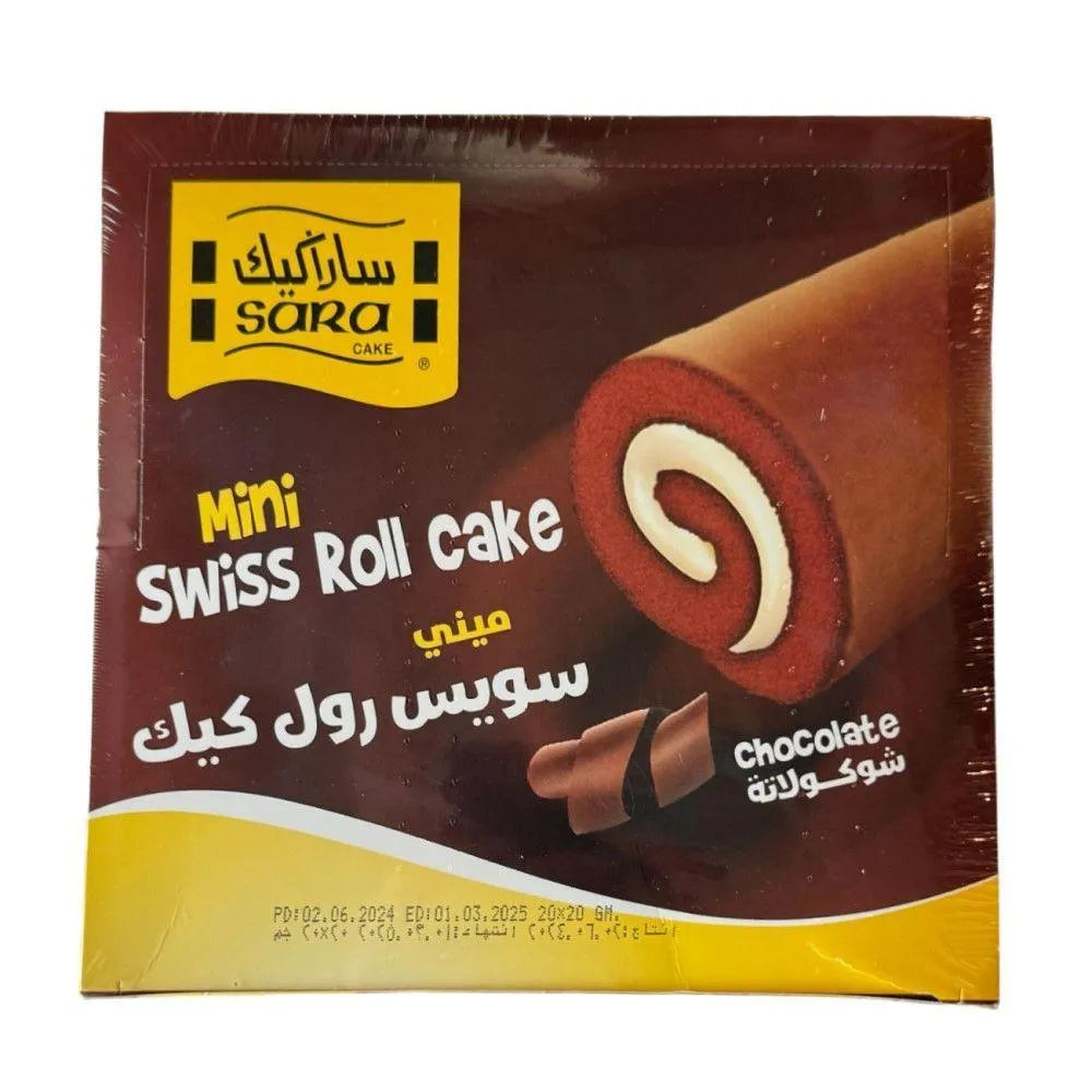 Sara Cake Chocolate Mini Rolls, 20X20G